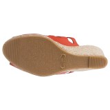 Eric Michael Madrid Wedge Sandals - Leather, Wedge Heel (For Women)