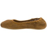 OTZ Shoes Semis Perforated Suede Ballet Flats (For Women)