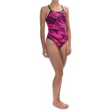 TYR Oil Slick Diamondfit Swimsuit - UPF 50+ (For Women)