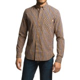 Timberland Small Plaid Poplin Shirt - Slim Fit, Long Sleeve (For Men)