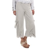 Neon Buddha Raven Ultra-Flare Crop Pants - Stretch Cotton (For Women)