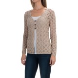 Royal Robbins Summertime Pointelle Cardigan Sweater - Cotton Blend (For Women)