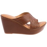 Born Millia Wedge Sandals - Leather (For Women)