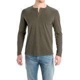 Agave Ryan Henley Shirt - Cotton Slub Jersey, Long Sleeve (For Men)