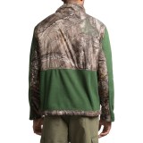 Printed Camo Jacket with Fleece Trim (For Men)