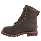 Chippewa Bay Crazy Horse Steel Toe Work Boots - Waterproof, Insulated, 8” (For Men)