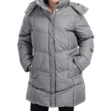 KC Collection Hooded Quilted Coat - Insulated (For Plus Size Women)