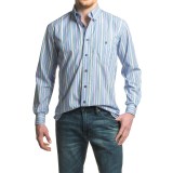 Viyella No-Iron Multi-Stripe Sport Shirt - Cotton, Long Sleeve (For Men)