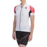 Castelli Certezza Cycling Jersey - Full Zip, Short Sleeve (For Women)