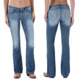 Wrangler Rock 47 Embellished Jeans - Bootcut, Low Rise (For Women)