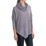 allen allen Angled Hem Cowl Neck Shirt - Long Sleeve (For Women)