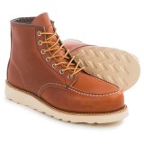 Red Wing Heritage 4521 6” Moc-Toe Boots - Leather, Factory 2nds (For Men)