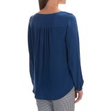 FDJ French Dressing Silk Blouse - V-Neck, Long Sleeve (For Women)