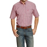 Ariat Halcion High-Performance Plaid Shirt - Short Sleeve (For Men and Tall Men)