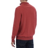 Forte Cashmere Fitted Sweater - Zip Mock Neck (For Men)