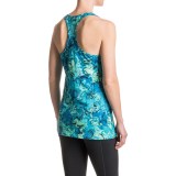 Reebok Marbelous Printed Singlet Shirt - Sleeveless (For Women)
