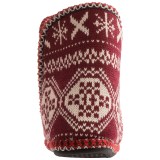 Muk Luks Knit Slipper Short Boots (For Women)