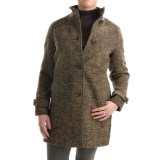 Jones New York Mock Neck Coat - Wool Bend (For Women)