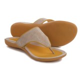 Axxiom Perforated Yogic Flip-Flops - Vegan Leather (For Women)