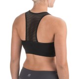 90 Degree by Reflex Mesh Lala Sports Bra - T-Back, Medium Impact (For Women)