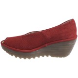 Fly London Yury Perf Shoes - Nubuck, Wedge Heel (For Women)