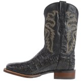 Dan Post Everglades Midnight Caiman Cowboy Boots - Square Toe, 11” (For Men)