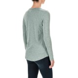 Cynthia Rowley V-Neck Shirt - Pima Cotton-Modal, Long Sleeve (For Women)