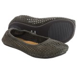 OTZ Shoes Semis Perforated Suede Ballet Flats (For Women)