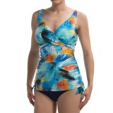 Captiva Summer Sweetness Crossover Tankini Top - Underwire (For Women)