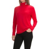Jones New York Mister Snowman Turtleneck - Long Sleeve (For Women)