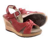 Wolky Ixia Platform Wedge Sandals - Leather (For Women)