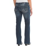 Wrangler Rock 47 Embellished Jeans - Bootcut, Low Rise (For Women)