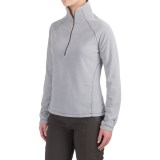 White Sierra Alpha Beta Fleece Shirt - Zip Neck, Long Sleeve (For Women)