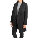 Jonathan Michael Lambswool Coat with Fringe (For Women)