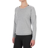 Harmony and Balance Criss-Cross Back Shirt - Long Sleeve (For Women)