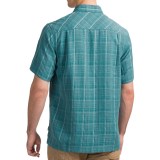 White Sierra Batista Plaid Shirt - Short Sleeve (For Men)