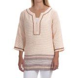 Tommy Bahama Mahina Striped Tunic Shirt - Linen, 3/4 Sleeve (For Women)