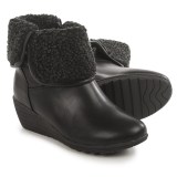 Serene Luuk Wedge Ankle Boots - Vegan Leather (For Women)