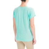 Ibex Shadow Stripe Shirt - Merino Wool, Short Dolman Sleeve (For Women)
