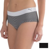 Puma Seamless Pinstripe Panties - 2-Pack, Hipster (For Women)