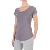 Yummie by Heather Thomson Baby Rib T-Shirt - Pima Cotton Blend, Short Sleeve (For Women)