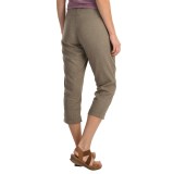 White Sierra Canyon Capris - Hemp (For Women)