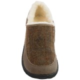 Acorn Rambler Slippers -  Wool-Leather, Fleece Lined (For Men)