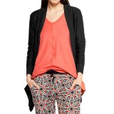 Satva Setu Cardigan Sweater - Organic Cotton, Open Front (For Women)