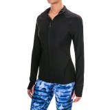Mondetta Mesh Detail Zip Jacket (For Women)