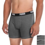 Puma Cotton Blend Boxer Briefs - 3-Pack (For Men)