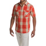 Woolrich Zephyr Ridge Space-Dyed Check Shirt - Short Sleeve (For Men)