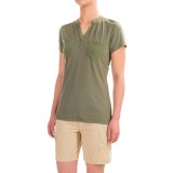 ExOfficio Wanderlux Henley Shirt - UPF 30, Short Sleeve (For Women)