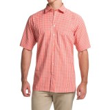 Scott Barber Charles Plain Weave Melange Shirt - Button Front, Short Sleeve (For Men)