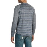 Raw Yarn Industries Striped Henley Shirt - Long Sleeve (For Men)